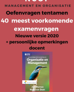 40 meest voorkomende examenvragen NCOI Management en Organisatie