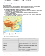 De Geo, HAVO 2, Hoofdstuk 1 Globalisering in China, paragraaf 1.1 t/m 1.4