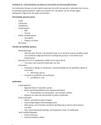 Fase 1 Semester 1 Anatomie en fysiologie - Het lymfestelsel en de afweer