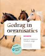 Gedrag in organisaties, samenvatting