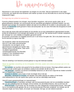 De waarneming - Algemene psychologie 