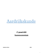 Aardrijkskunde 2e graad ASO - WISKUNDE WETENSCHAPPEN - EXAMENCOMMISSIE - 2020
