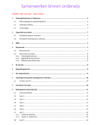 Samenvatting samenwerken binnen onderwijs (LA fase 3)