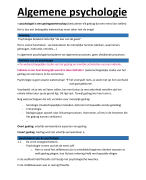 Algemene psychologie 1,3