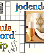 Antwoordblad kruiswoordclip Jodendom
