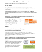 Samenvatting van Talent & Management Development 