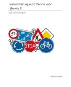 250 Oefenvragen - Examentraining - Auto theorie 2026 - Rijbewijs B