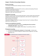 Business Accounting & Finance NOTES
