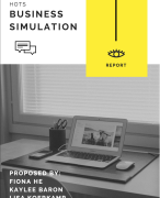 Business Simulation - HOTS