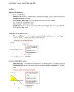Summary Lectures International Business Environment (RUG)