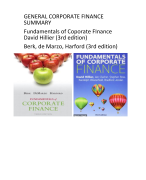 Fundamentals of Corporate Finance
