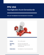 VAG samenvatting (EHBO)