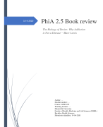 GZW2225 PhiA 2.5 Book Review Biology of Desire and preparation for all the meetings
