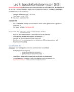 Les 7: Spraakklankstoornissen (SKS)
