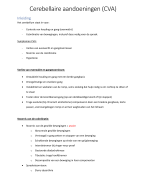 Cerebellaire aandoeningen (CVA)