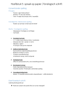 Hoofdstuk 5: spraak op papier / fonologisch schrift