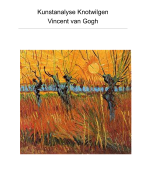 Kunstanalyse Knotwilgen Vincent van Gogh - BEVO/kunst