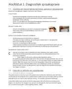 Spraak: diagnostiek (verworven)