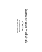 Uitgewerkte examenvragen Medicinale Chemie 3e Bachelor Farmacie uGent 