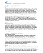 Samenvatting Praktische Economie VWO 4/5/6 - Module 1 - Schaarste, geld en handel