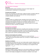 Samenvatting Natuurkunde Pulsar VWO 4 - Hoofdstuk 4 - Kracht en beweging