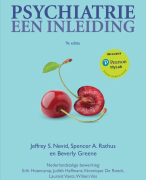 Samenvatting klinische psychologie 18/20