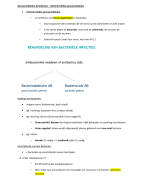 Fase 2 Semester 1 Medische wetenschappen Farmacologie Deel 2 - Infecties en antimicrobiële middelen