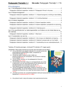 Pedagogiek Themalijn 1.1
