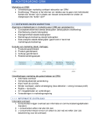 Samenvatting colleges CRM, Factory Minor Storytelling & Experience, Leisure & Events Management BUAS