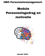 NCOI moduleopdracht personeelsgedrag personeelsmanagement geslaagd 2021