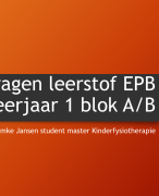 Oefenvragen Epidemiologie in de beroepspraktijk  Master fysiotherapie HU