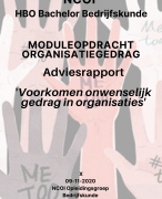 Geslaagde NCOI module Organisatiegedrag 2020 - Voorkomen ongewenst gedrag organisaties 2020 (cijfer 7)