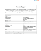 Paper gespreksvoering met kinderen en opvoeders. Beoordeling: 7,8