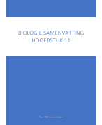 Samenvatting Biologie Nectar 4e editie VWO hoofdstuk 11
