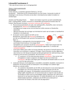 Lichamelijk Functioneren 4 Thema 1, 2, 3, 4 & 5
