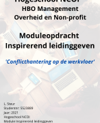 Geslaagde NCOI module inspirerend leiderschap leidinggeven overheid en non-profit - 2021 eindcijfer 8,5