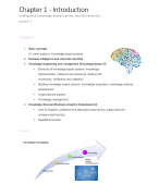 Knowledge management & BI part I - notes chapter 1, 2, 4 and 5