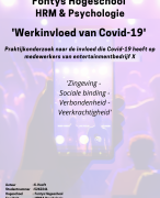 Voorbeeld scriptie invloed Covid-19 Corona op werkgeluk - Geslaagd 2021 Fontys Toegepaste Psychologi
