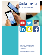 Social media impact op jongeren