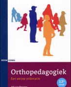 Samenvatting Orthopedagogiek 