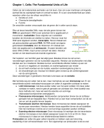 Essential Cell Biology chapter 1 t/m 3 en 5 t/m 8