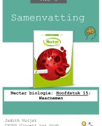 Samenvatting: Nectar biologie: Hoofdstuk 15; Waarnemen (VWO 5)
