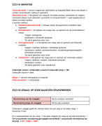 Economie VWO Vraag en Aanbod H1 en H2