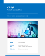 CSI Q7 samenvatting
