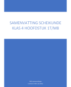 Samenvatting Scheikunde 4 VWO Noordhoff 6e editie
