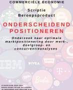 Voorbeeld scriptie marktpositionering onderscheidende positionering - Hogeschool Leiden Commerciële Economie - Geslaagd 2021 -