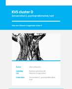 KVS cluster D samenvatting