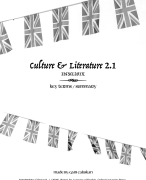 Culture And Literature  / Key terms / Summary / ENSCL201X