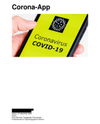 Cijfer 7.5!!! Moduleopdracht: Professioneel en Oplossingsgericht werken - Corona App - Inclusief beoordeling