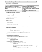 Samenvatting Biogenie 5.2/6.2: Thema 1 Structuur van chromatine en chromosomen